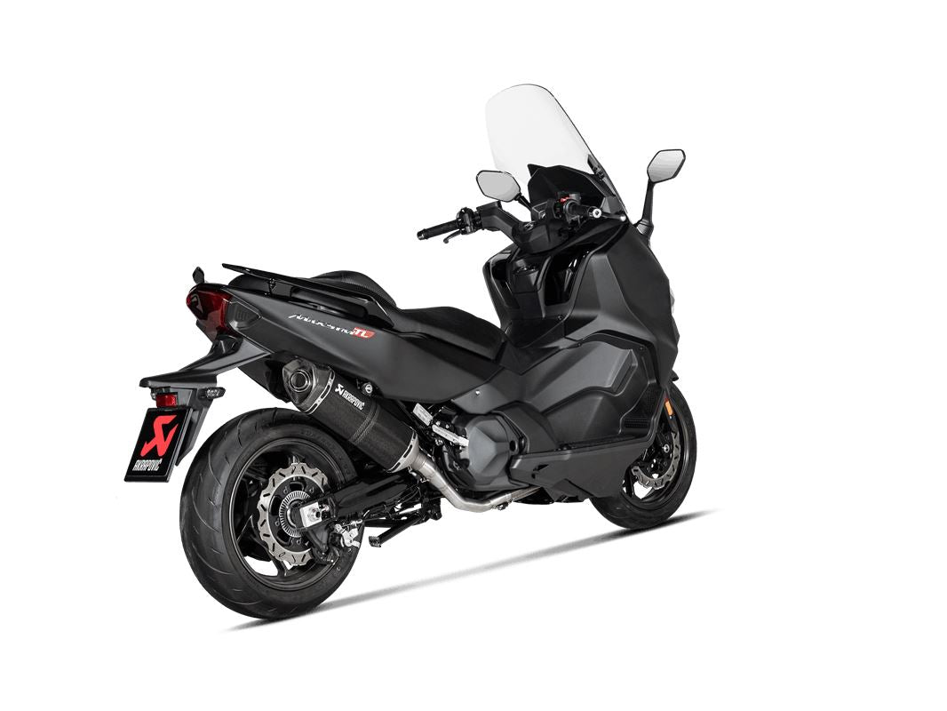 Akrapovic Racing Line Full Exhaust System Scooter Black For SYM MAXSYM 500 TL 2020 S-SY5R1-RC