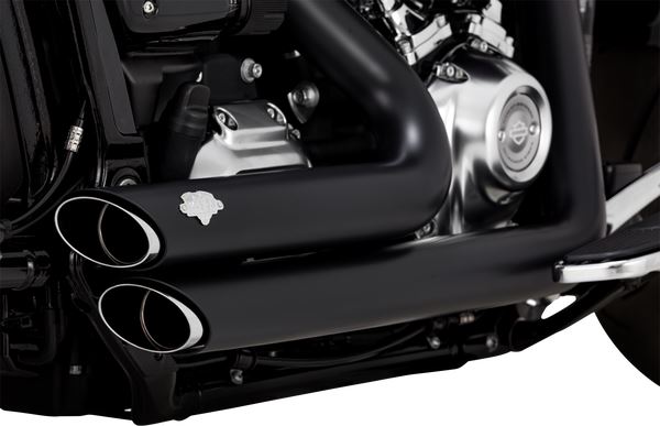Vance & Hines Shortshots Staggered Exhaust System For Harley Davidson FXBR 1923 18-24 47335