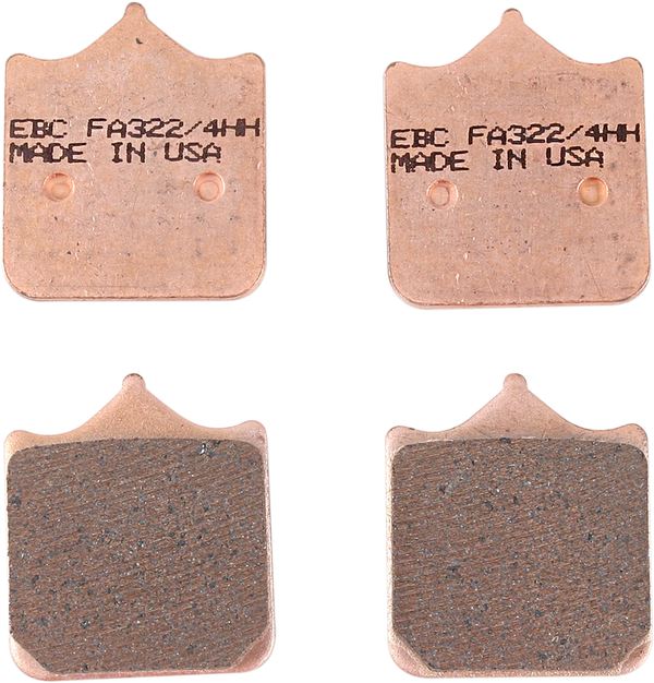 Ebc Sintered "HH" Brake Pads For Benelli TRK 702 2001-2026 FA322/4HH