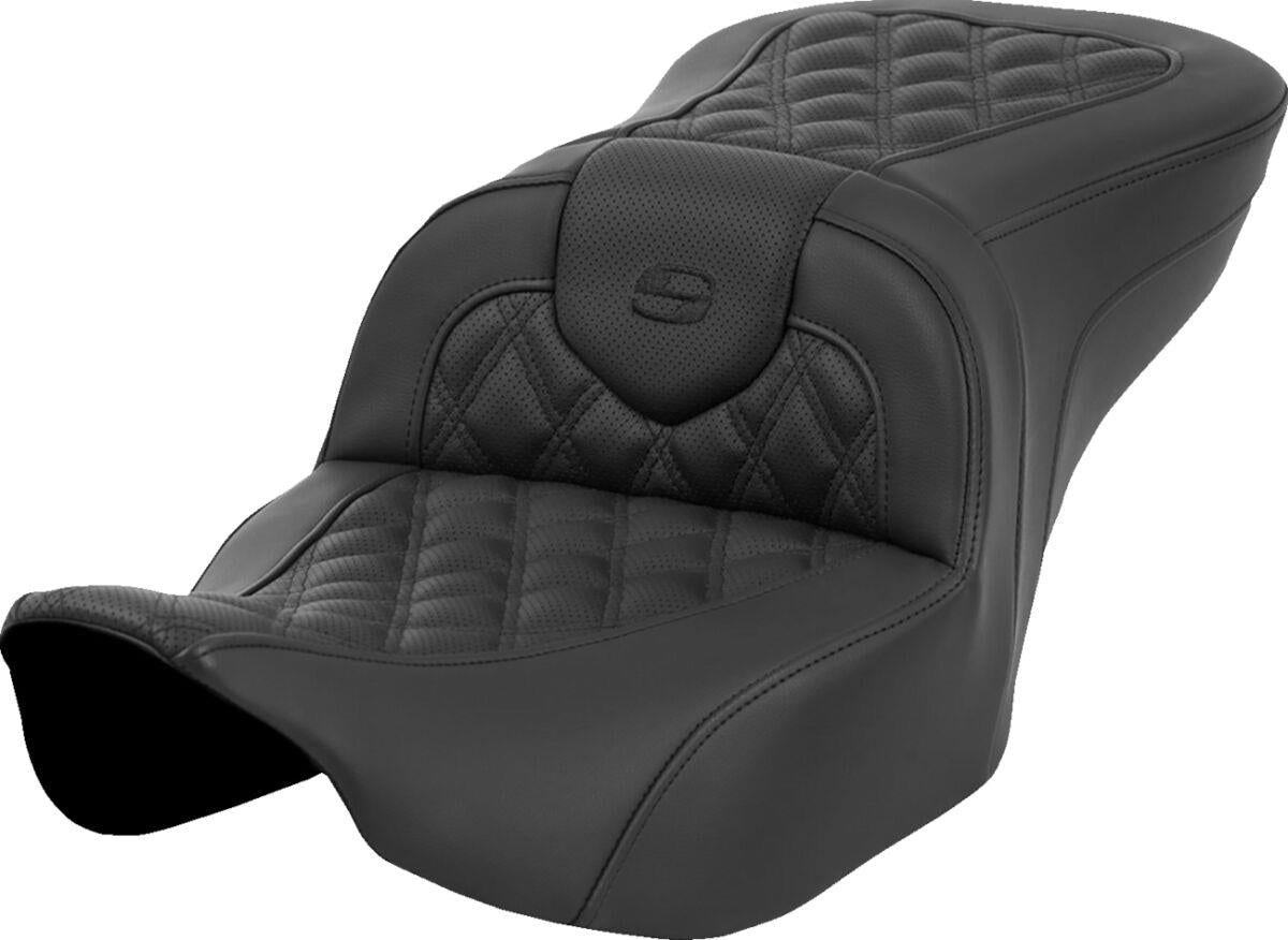 Saddlemen Lattice Stitch Heated Seat For Harley FLHX 1977 2023-2026 823-07-182A0