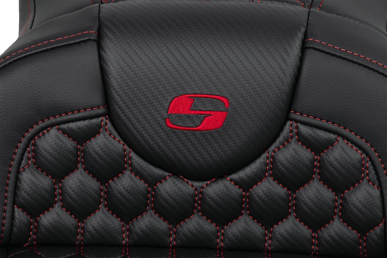 Saddlemen Honeycomb Roadsofa Saddlehyde Seat Extended Reach Without Backrest For Harley Davidson FLHXS 1868 ABS 08-23 808-07B-19004