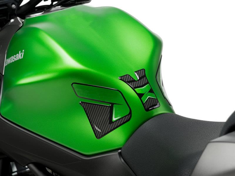 PUIG Full Tank Protection Pads Carbon Look for Kawasaki Z650 17-25 9297C