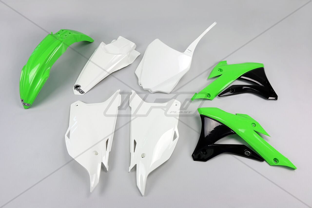 UFO COMPLETE BODY KIT KAWASAKI KX85 OEM-COLOR KAKIT222E999