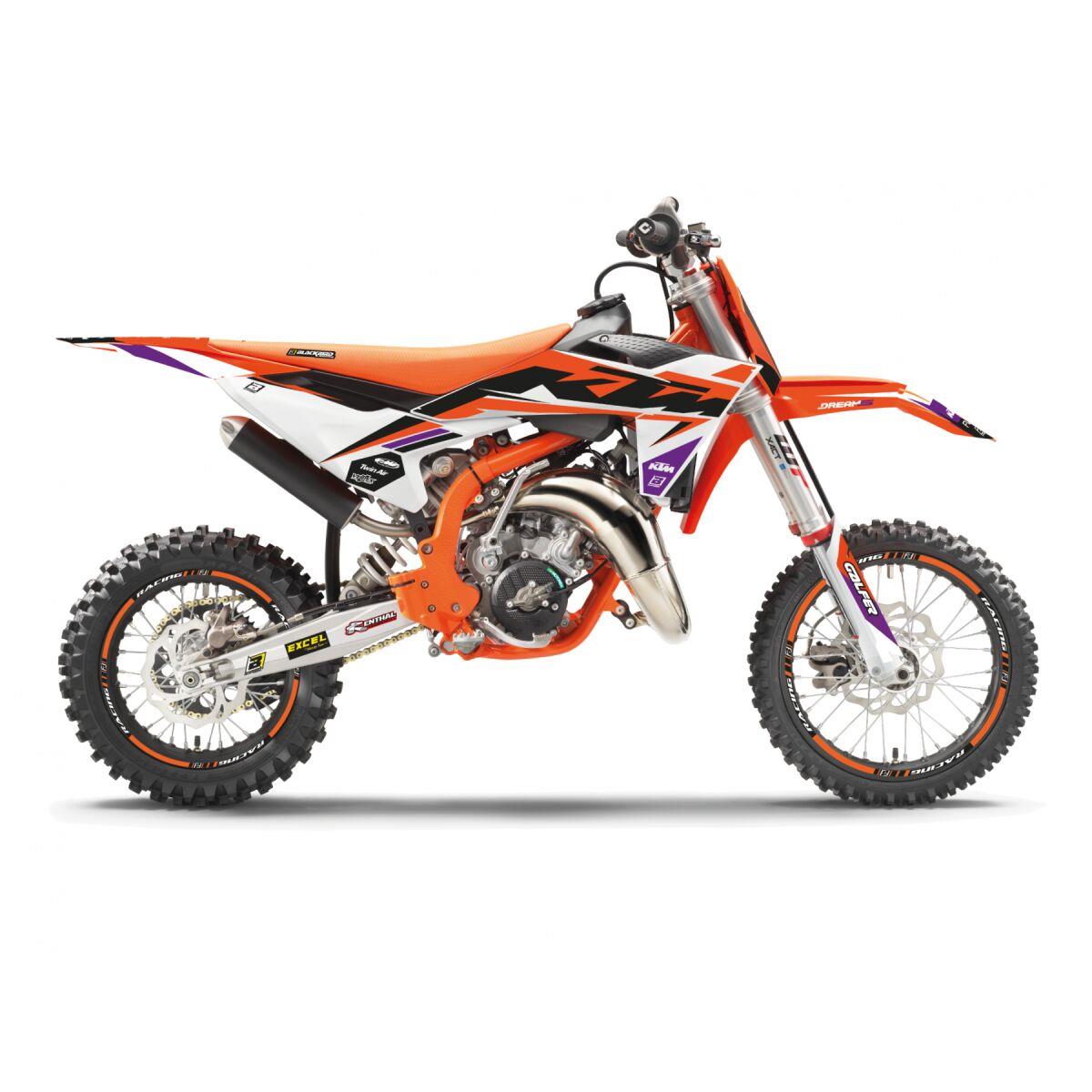 Blackbird Racing Sticker Kit Dream 5 Chrome For KTM SX 65 2024-2026 2550ABCRO