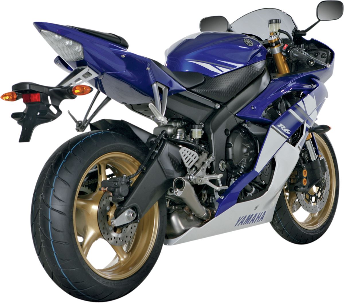 Akrapovic GP-Style Megaphone Slip-On Line Muffler TI For Yamaha YZF-R6 600 06-25 SM-Y6SO6T