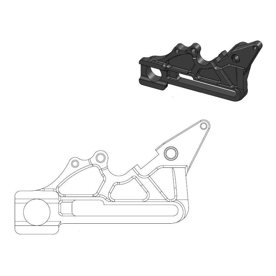 Moto-Master Relocation Bracket For OEM Caliper For KTM SX 150 2013-2025 211085