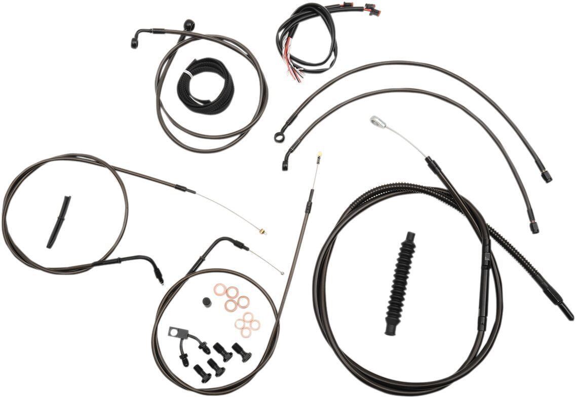 LA Choppers Handlebar Cable Kit Harley Davidson FXSB 11-16 LA-8150KT2-16M