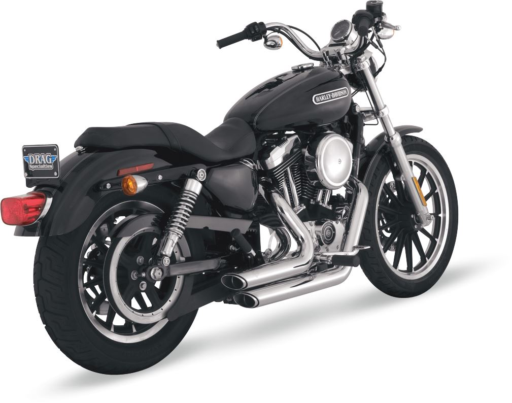 Vance & Hines Shortshots Staggered Exhaust System For HD XL 1200 V 04-13 17219