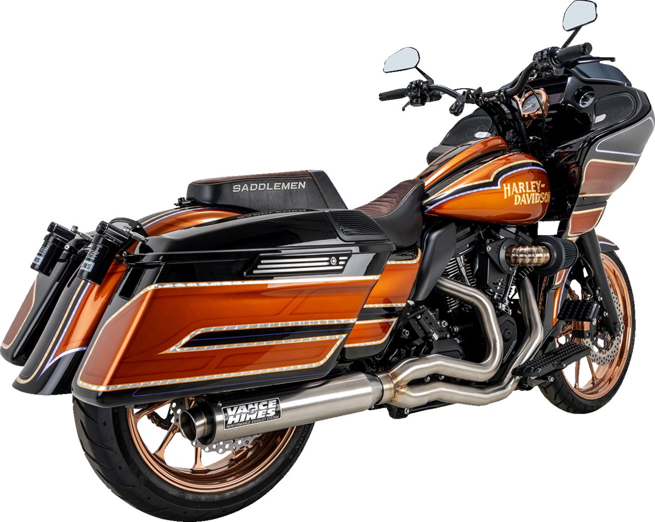 Vance & Hines 2-into-1 Supersport PCX Exhaust System For HD FLHRXS 1868 17-24 27345