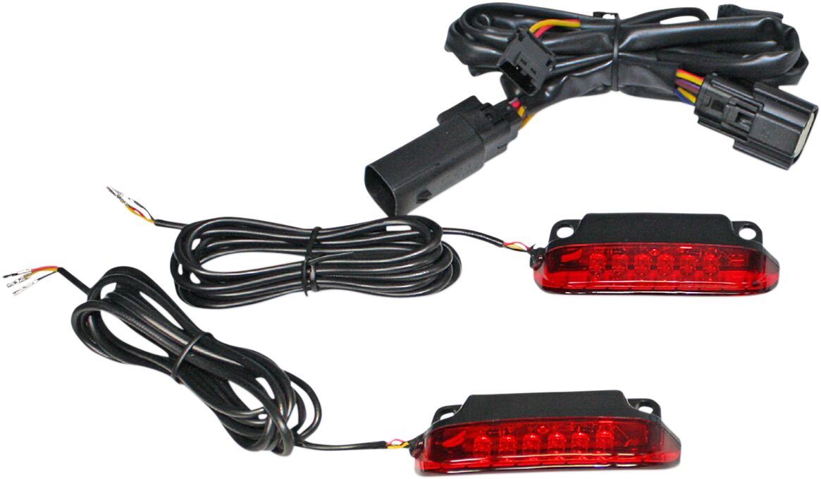 Custom Dynamics Luggage Rack LED Light Bar Harley Davidson 1690 11-13 CD-LR-10-R
