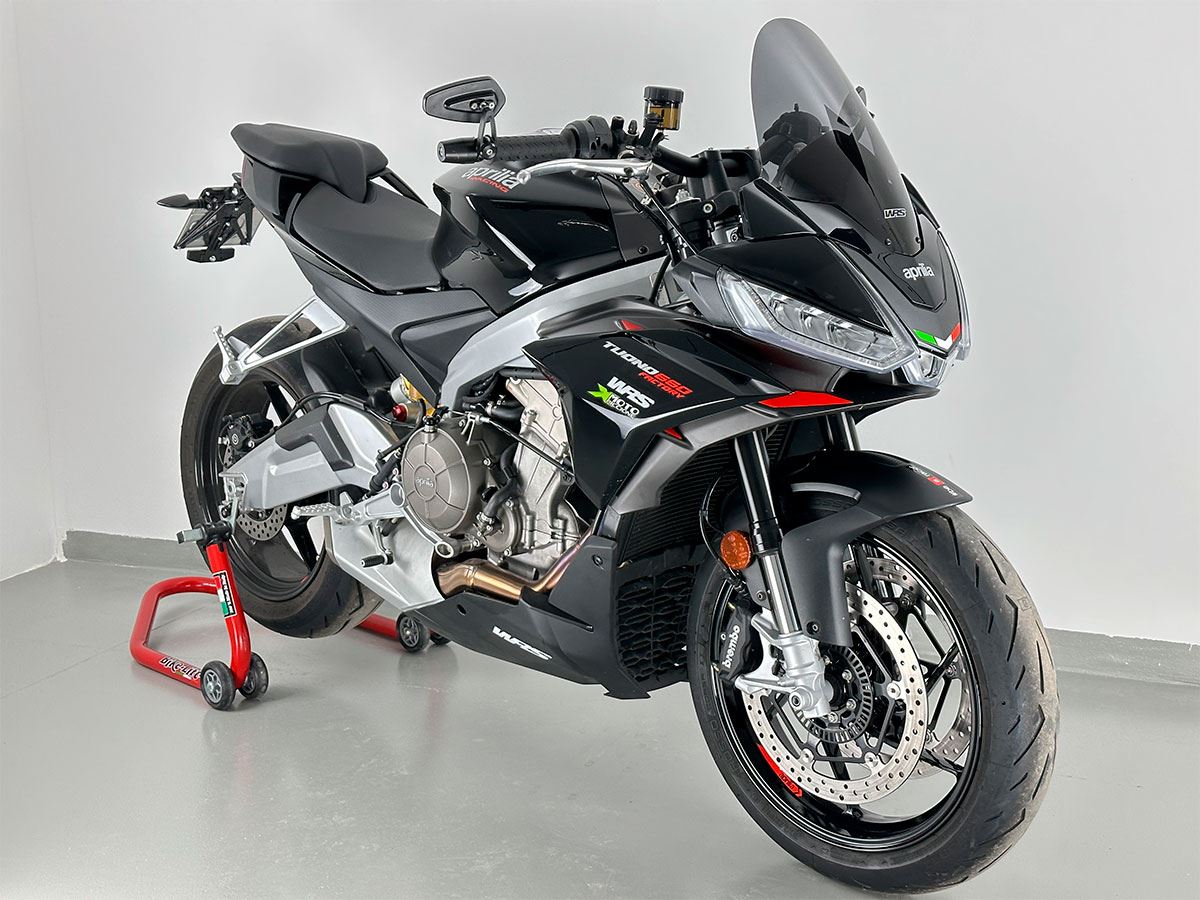 WRS Windscreen Tour Aprila Tuono 660 Dark Smoke Ap005fs