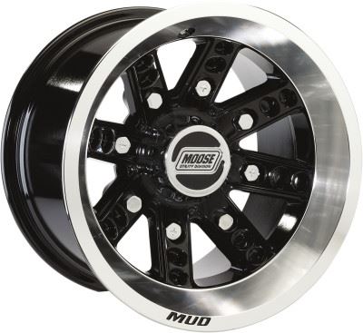 Moose Utility 427 Machined 12X8 4/156 4+4 Alloy Quad UTV Wheel DISCONTINUED