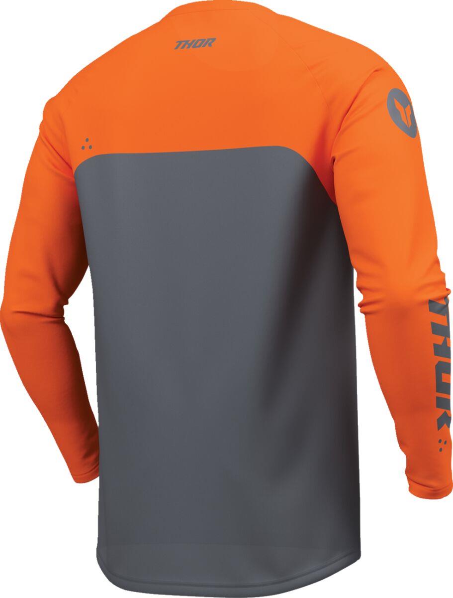 THOR Youth Ridemode Menace Jersey Gray/Orange