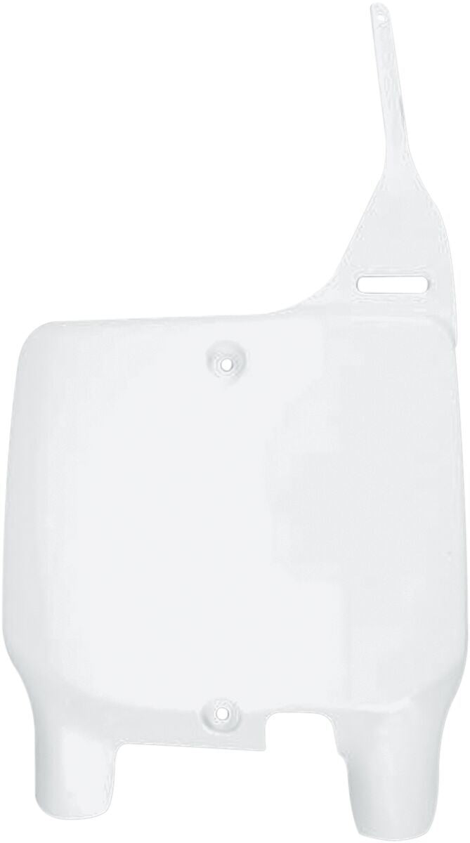 UFO FRONT NUMBER PLATE SUZUKI RM125/250 WHITE SU03904-041