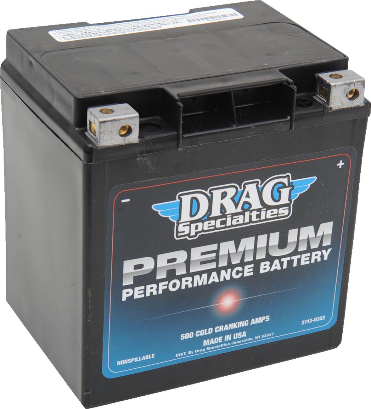 Drag Specialties Battery For Harley Davidson FLHR 1750 1973-2019 DRSM7232HL