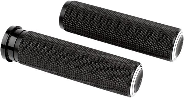 Arlen Ness Dual Ring Grips Black For Harley Davidson FLTRXSE 1977 07-24 07-310