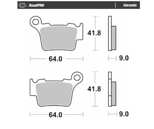 Moto-Master RoadPro Ceramic For Husqvarna FS 450 2006-2026 Ceramic Set 417304