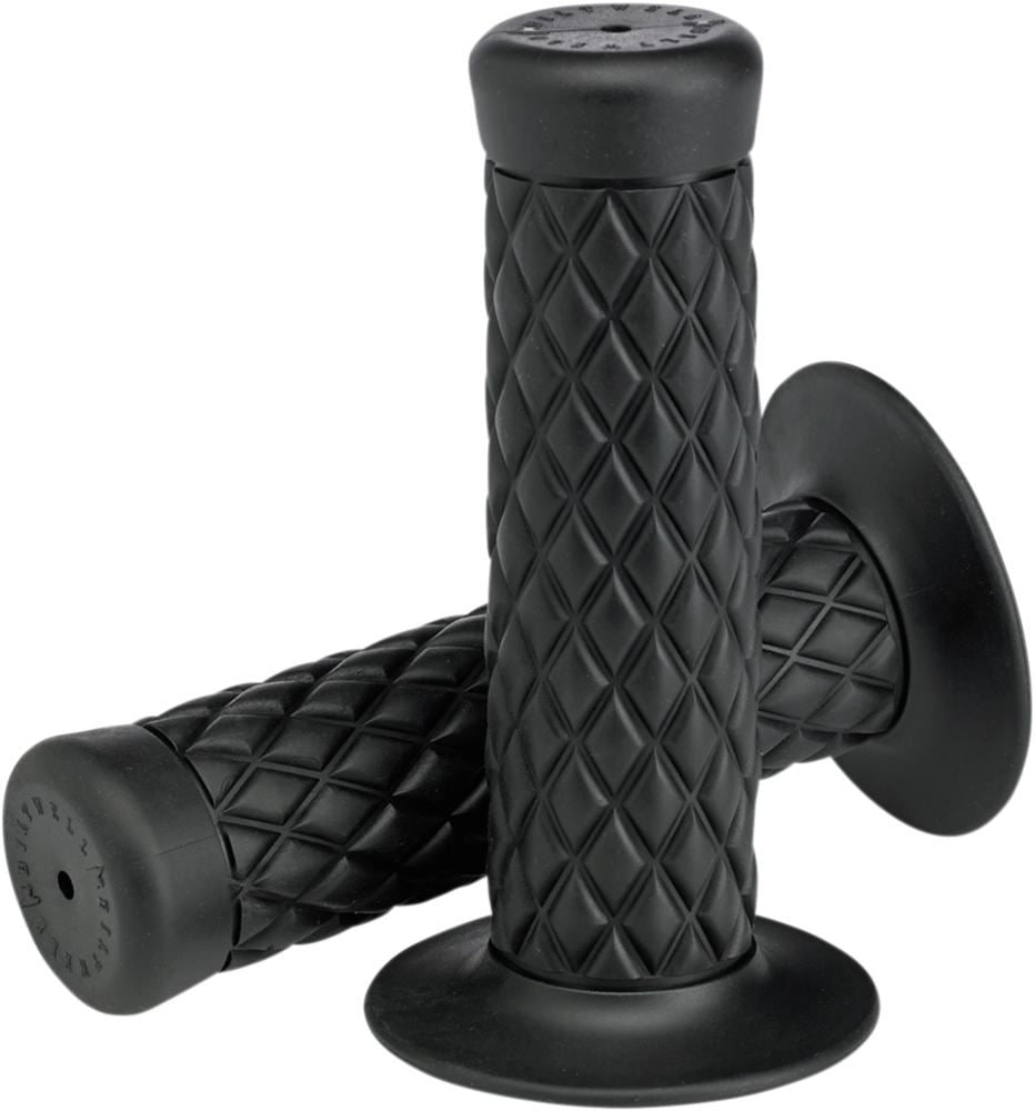 Biltwell Thruster 1″ Grips Kraton Rubber Black To Fit Harley V-Twin