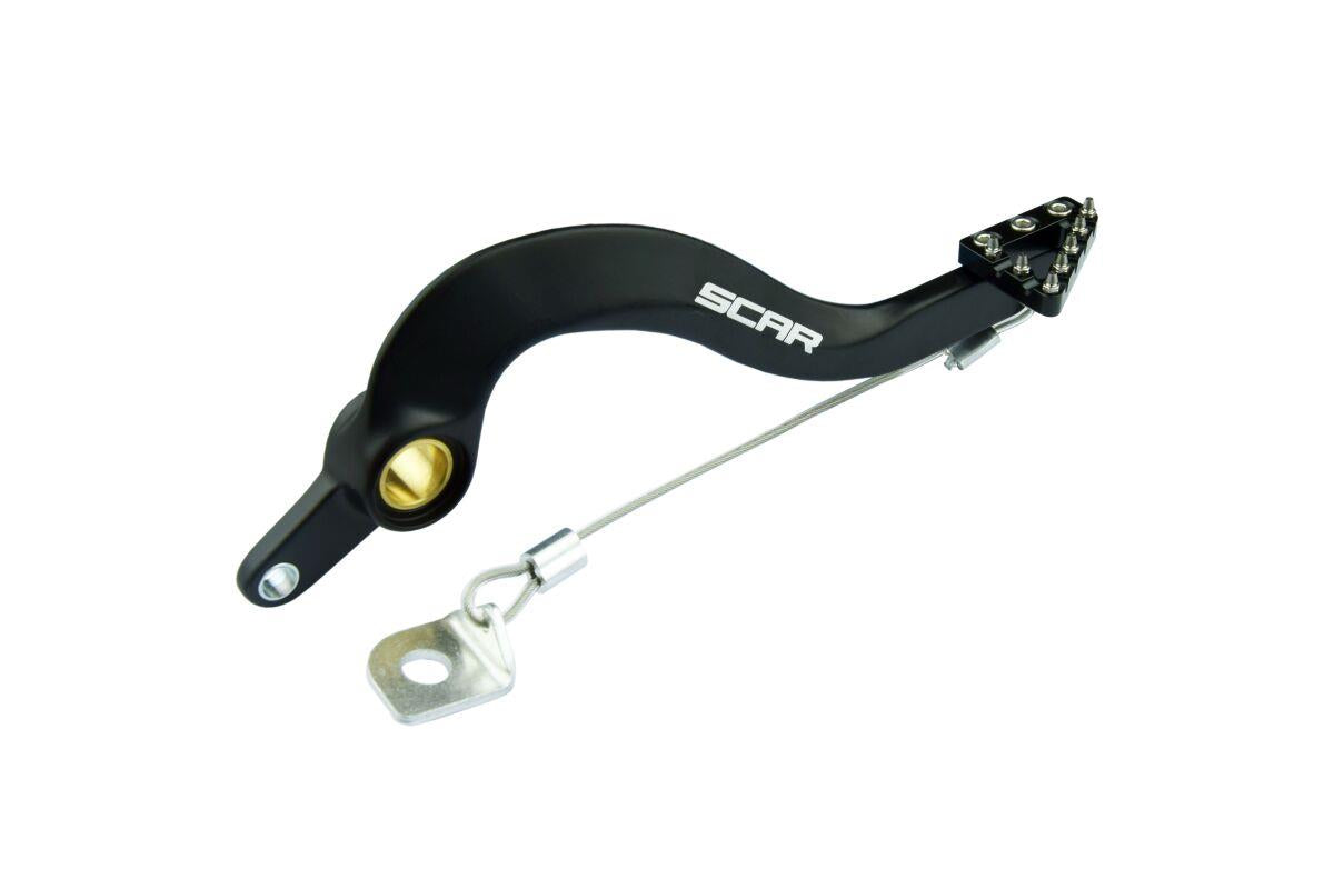 Scar Racing Brake Pedal For Yamaha YZ 250 F Fantic XEF 250 2010-2025 RBP102BK