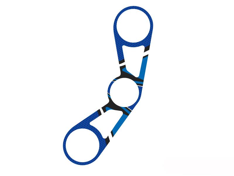 PUIG Radikal Yoke Protector Blue for BMW S1000 RR 09-14 6981A