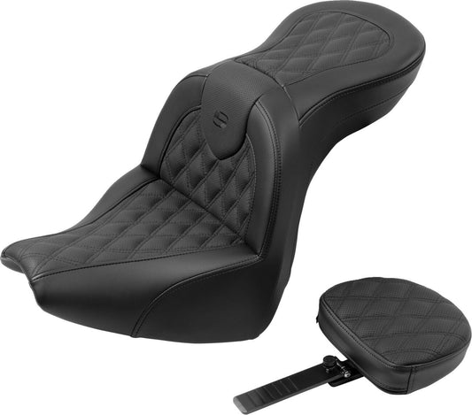 Saddlemen Roadsofa Standard Reach Seat With Backrest For HD FXBR 1750 18-20 818-31-182BR