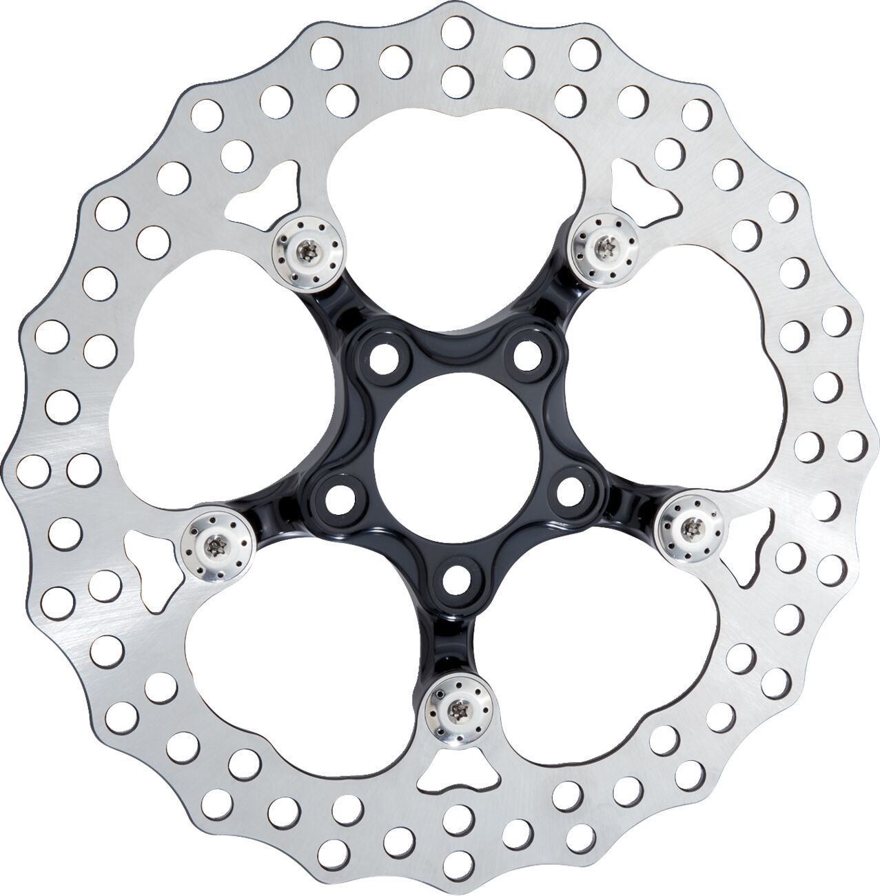 Arlen Ness Spider Rotor Brake Black 420 High-Carbon Stainless Steel 11.8 300-057
