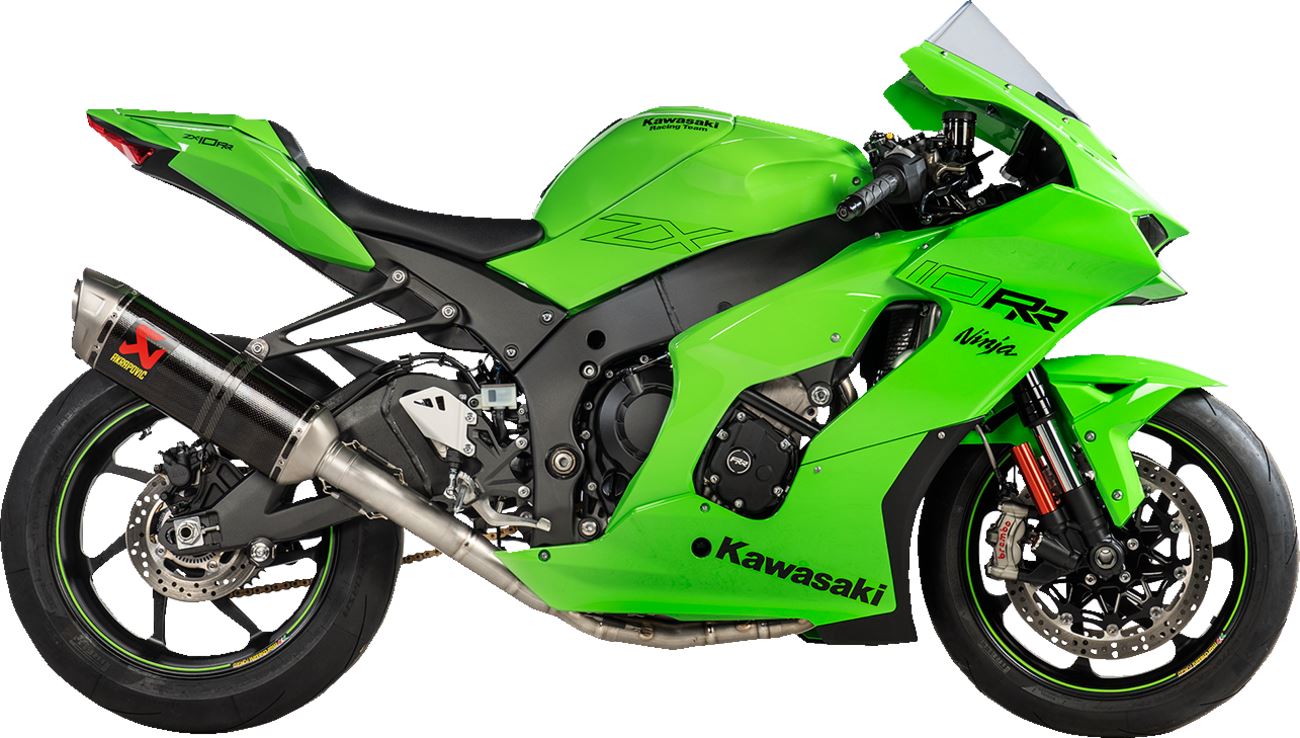 Akrapovic Evolution Line Exhaust System Green For Kawasaki ZX-10 R 1000 19-24 S-K10E10-RC