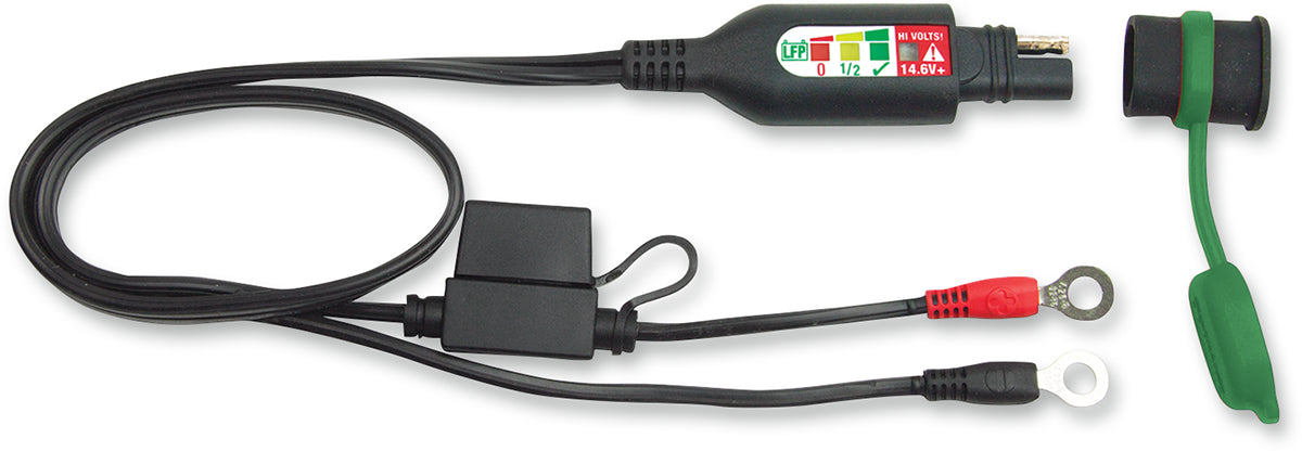 Optimate Battery Cord Eye With Test for 12.8v to 13.2v Lithium Batteries O127 SAE