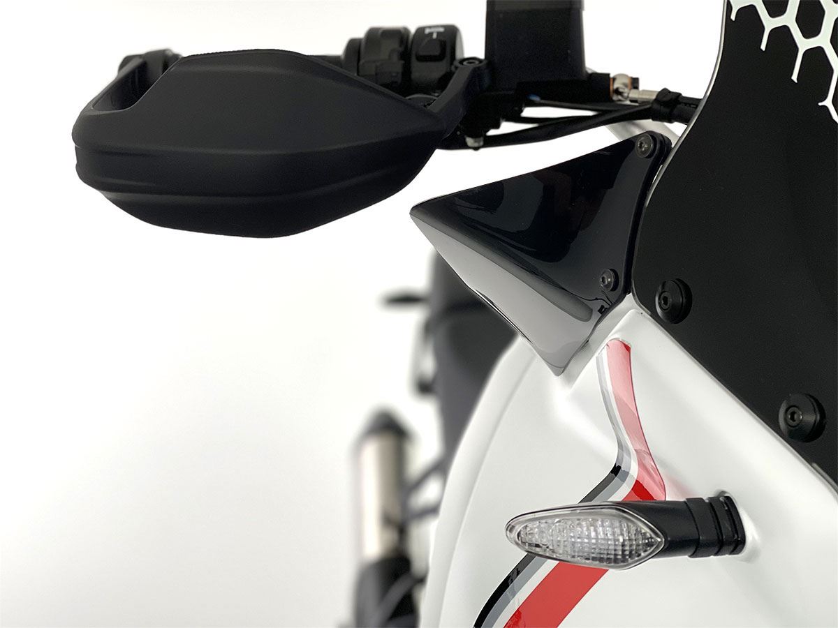 WRS Side Deflectors Ducati Desertx 950 Black Du026nl