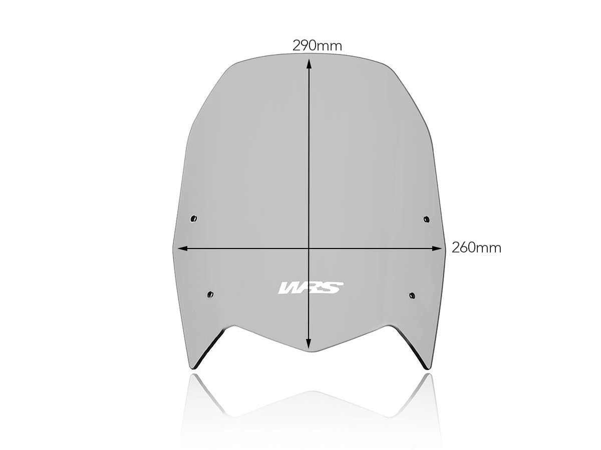 WRS Standard Windscreen Yamaha XTZ 690 Ten700 Smoke Ya016f