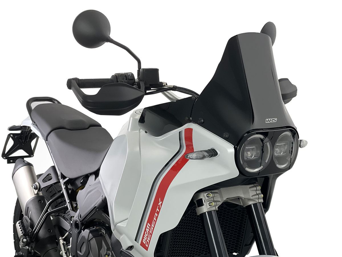 WRS Windscreen Enduro Ducati Desertx 950 Black Du025nl