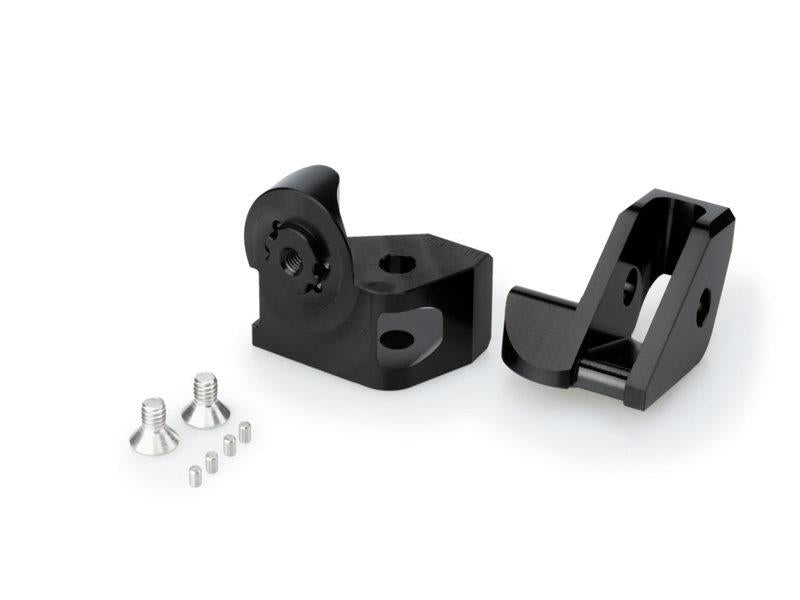 PUIG Adjustable Footpeg Adaptors Black for BMW R1200 GS 00-12 20322N