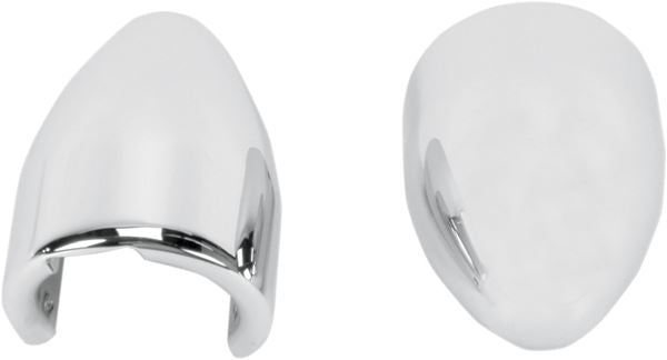 Baron Fork Bullets Axle Nut Covers For Suzuki C 50 1996-2025 Chrome BA-7800-02