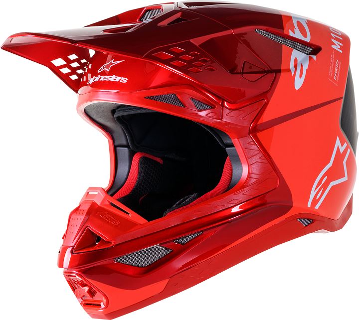 ALPINESTARS Supertech M10 Flood Red MX Helmet