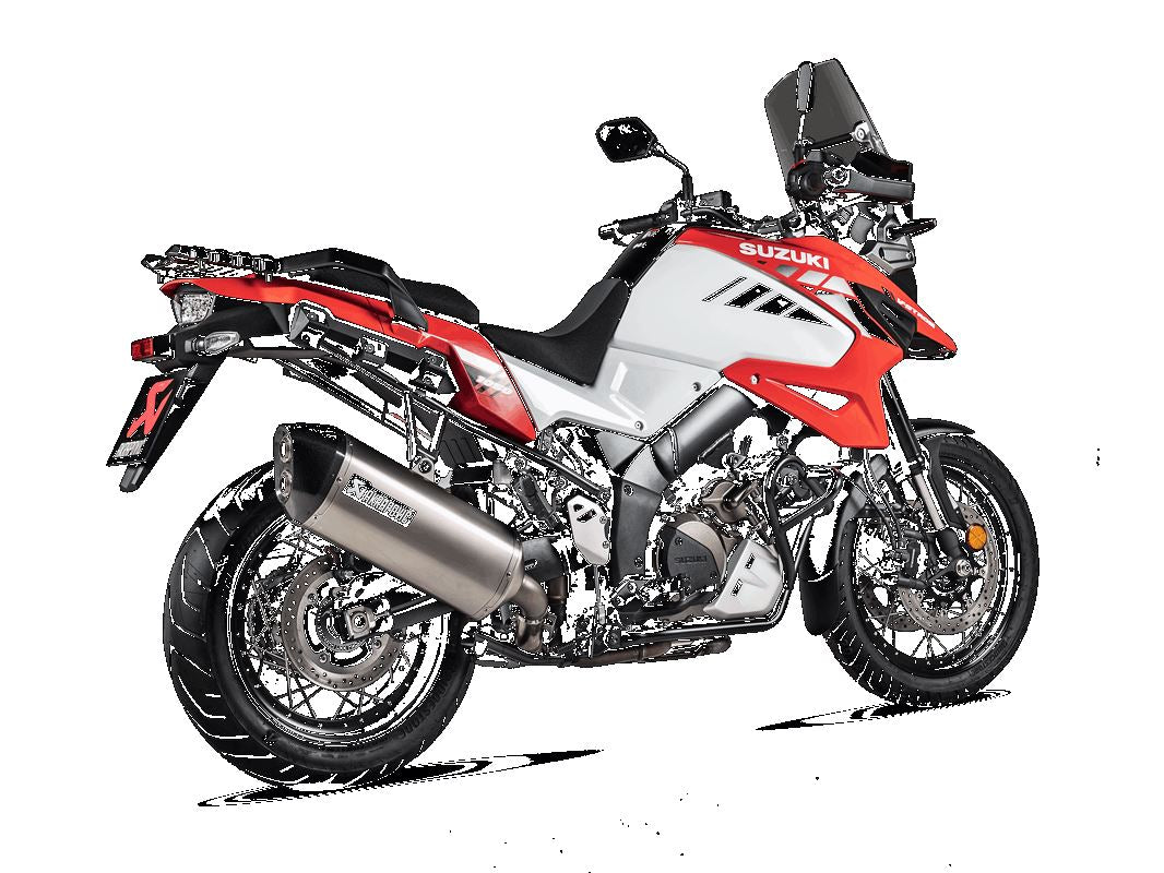 Akrapovic Slip-On Line Muffler TI For Suzuki DL 1050 20-24 S-S10SO18-HAFT