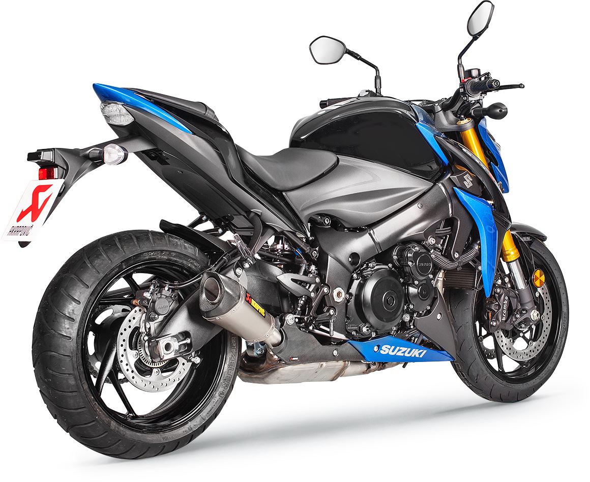 Akrapovic Slip-On Line Muffler TI/CF For Suzuki GSX-S 1000 F 15-20 S-S10SO11-HASZ
