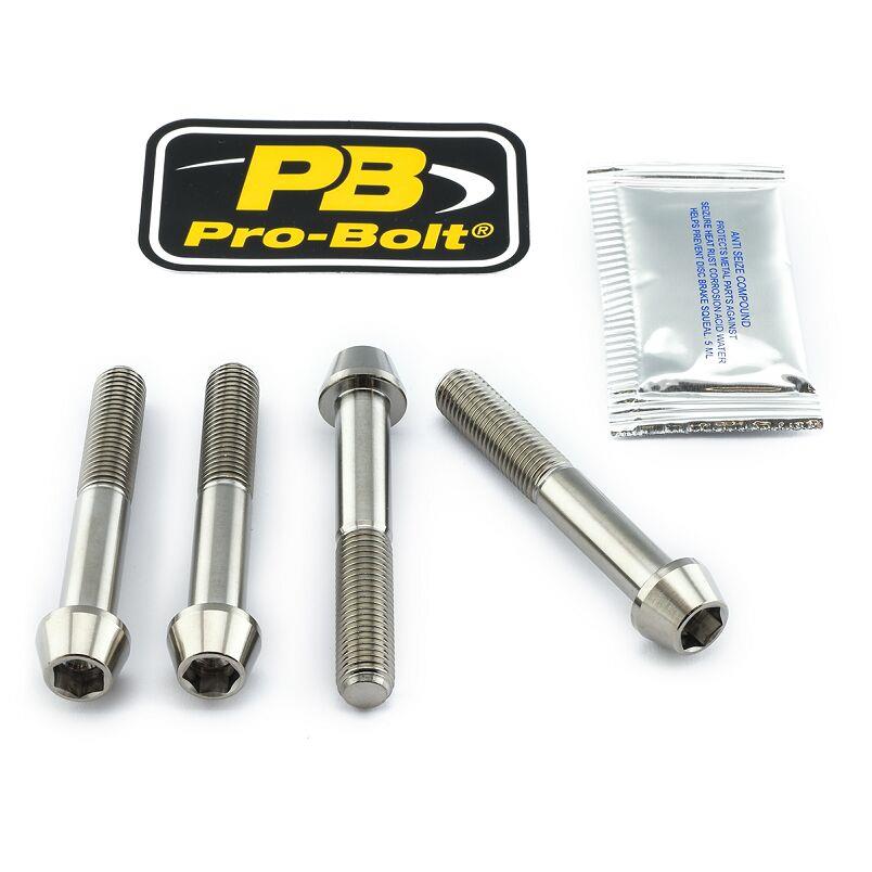 Pro Bolt Brake Caliper Mount Kit For Kawasaki ZX-6 R 636 2003-2019 TIFBMON270