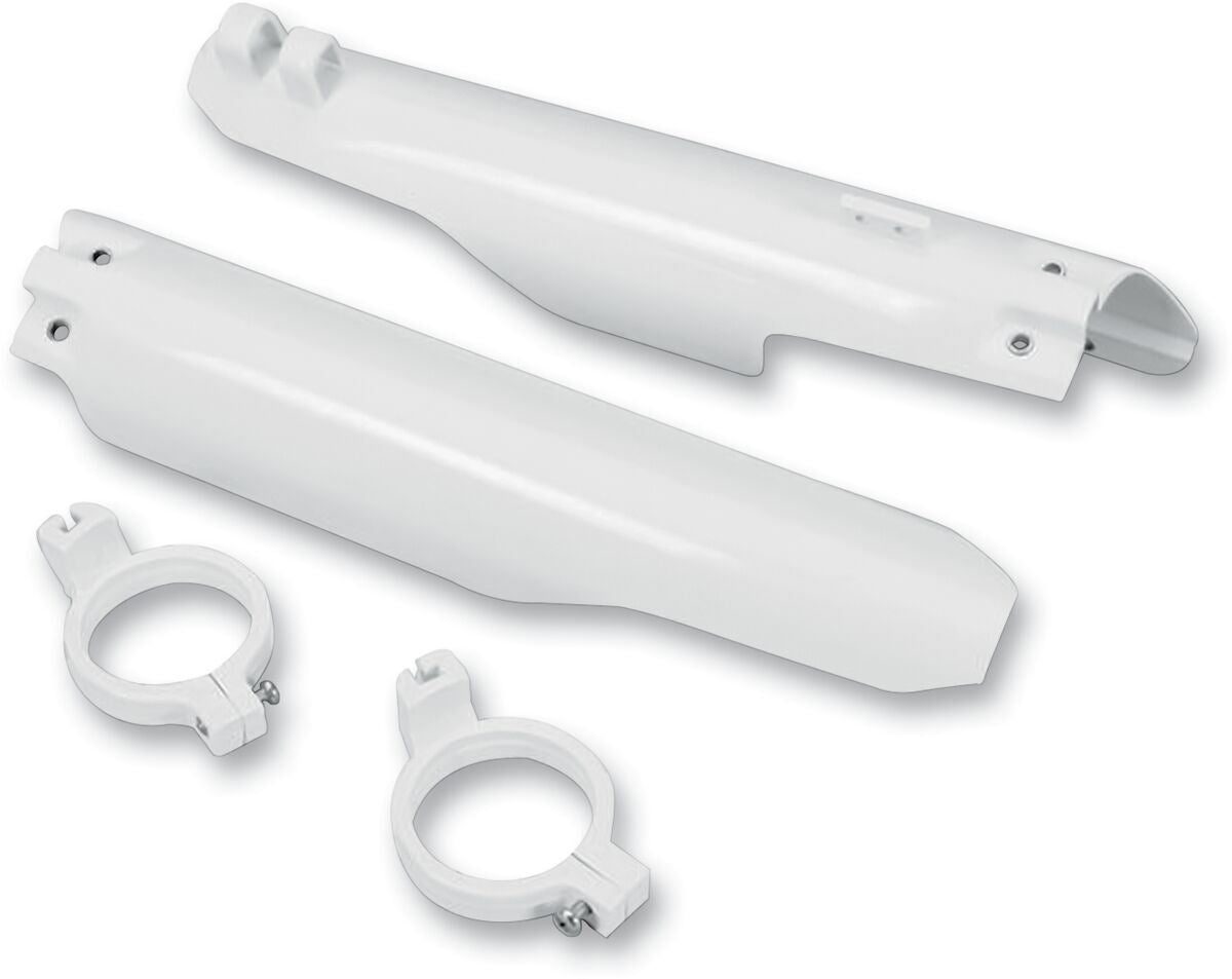 UFO FORK SLIDER PROTECTORS SUZUKI RM125/250 WHITE SU03905-041