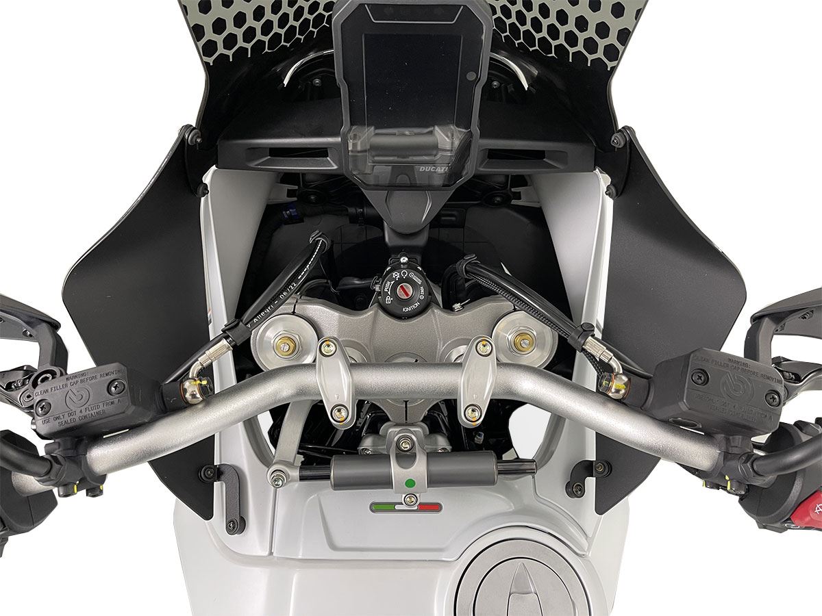 WRS Side Deflectors Ducati Desertx 950 Black Du026nl