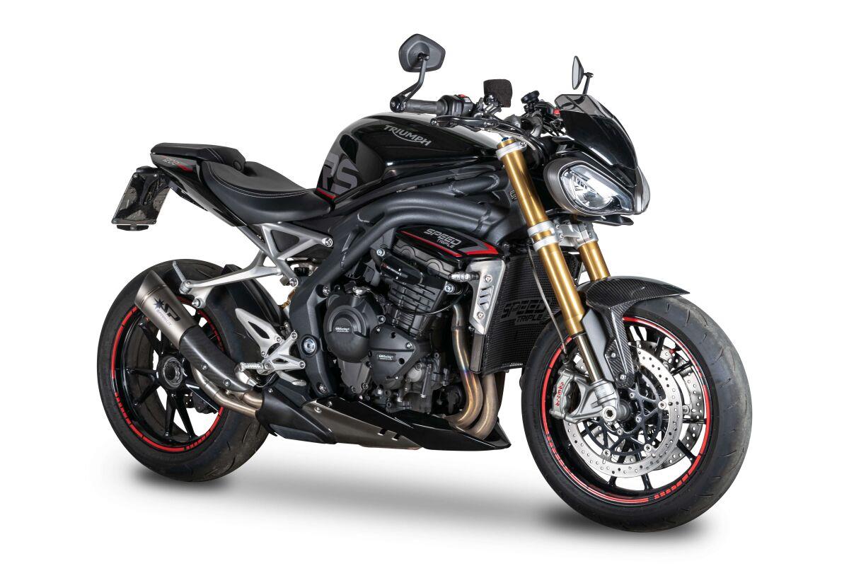 Spark GRID-O Slip-On Muffler For Triumph Speed Triple 1200 RR 21-24 GTR0105TOM