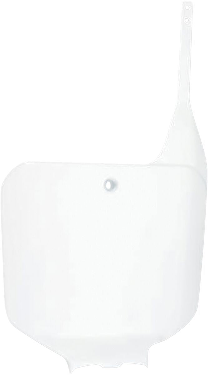 UFO FRONT NUMBER PLATE HONDA CR125/250/500 WHITE HO02674-041