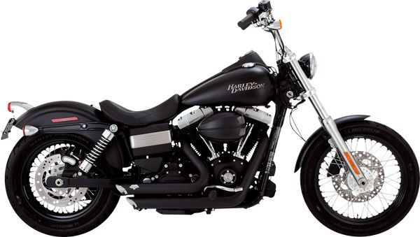 Vance & Hines Shortshots Staggered Exhaust System For HD FXDF 1690 12-17 47327