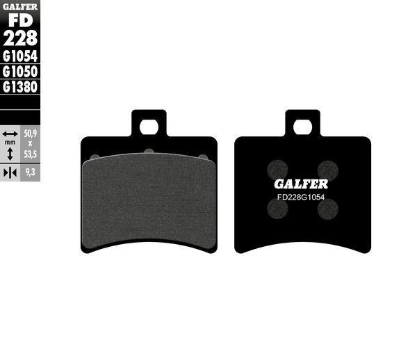 GALFER Brake Pad Semi-Sintered Metal FD228G1054