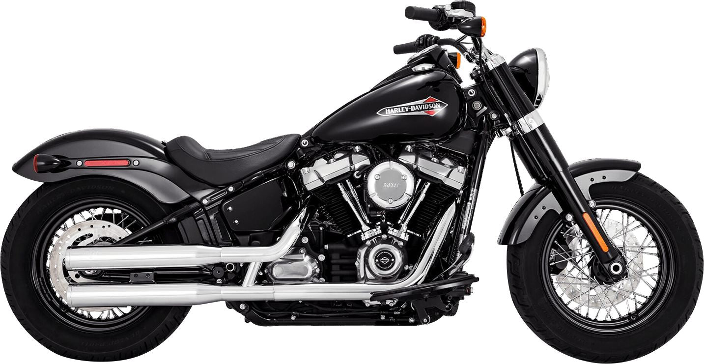 Vance & Hines Eliminator 300 Slip-On Mufflers Chrome For HD FLHCS 1868 18-24 16316