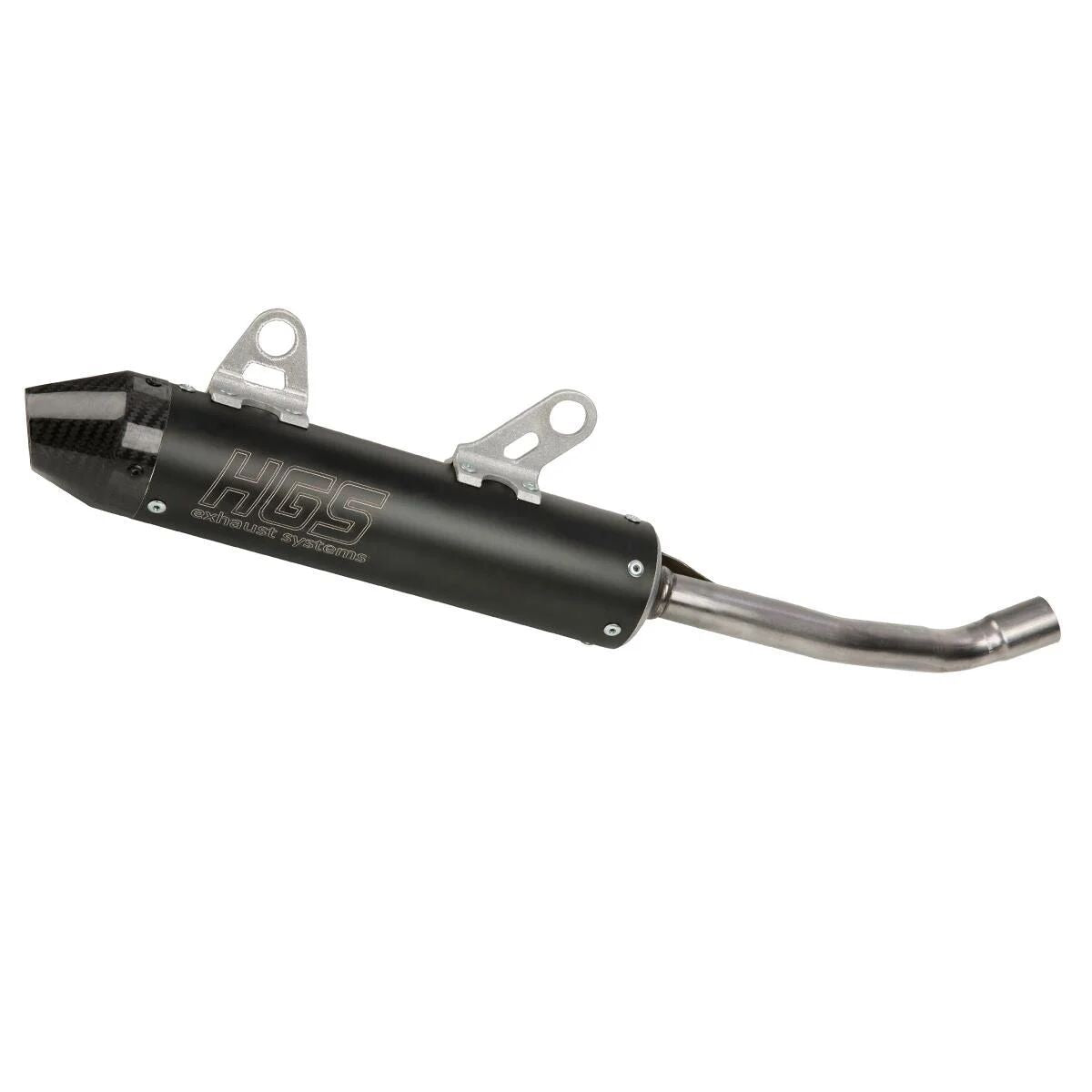 HGS Silencer For KTM SX 85 Gas Gas MC 85 2025 Black/Stainless Steel Xt-825-Scz