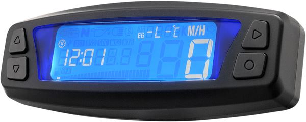 Daytona Waterproof Black Odometer Kit Multifunctional Meter Speedometer 84787