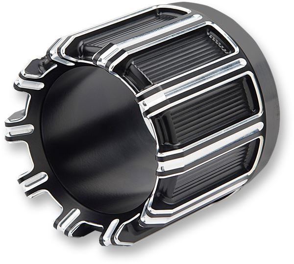 Arlen Ness 10 Gauge Exhaust Tip Aluminum Black Chrome 11.5 CM 05-985