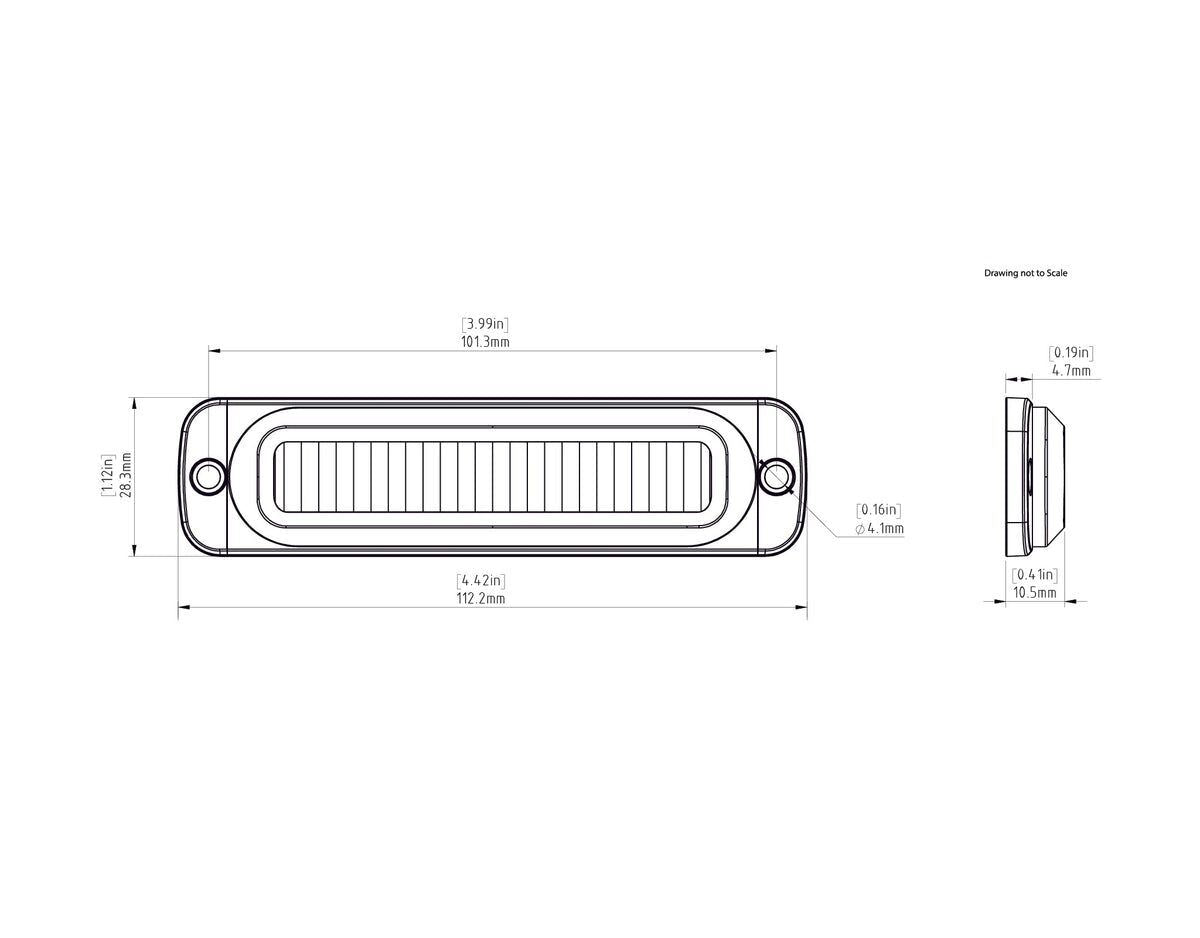 Denali DRL Visiblity Pod Amber Dnl.DRL.004
