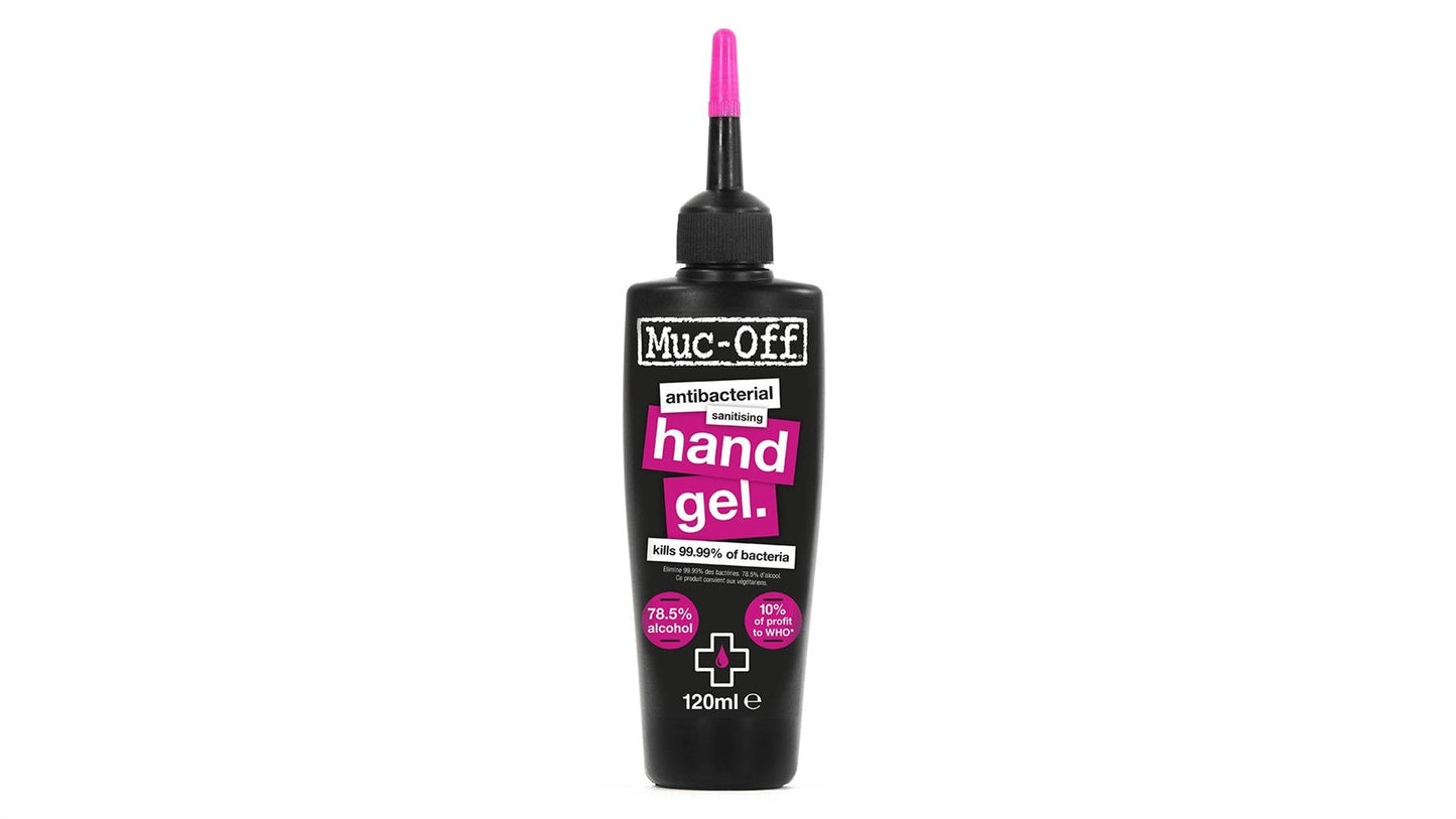 Muc-Off Antibacterial Sanitising Alcohol Hand Gel 120ml Pocket Size