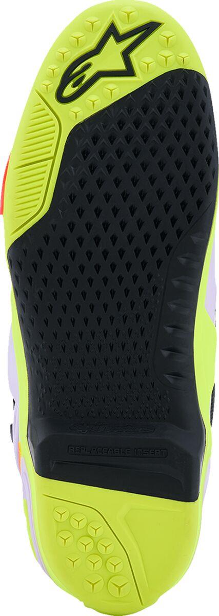 ALPINESTARS Tech 10 Supervented Boots PURPLE/YELL/DIVA PNK 2025 Model